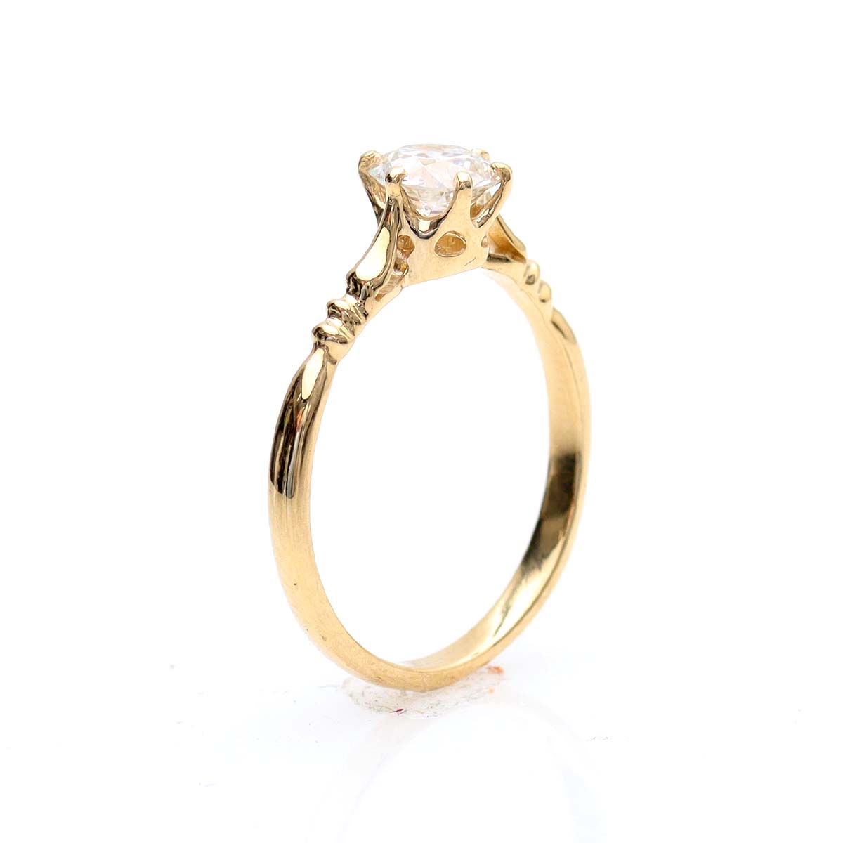 The Newport Edwardian Inspired Engagement Ring #3653-1 - Engagement Rings