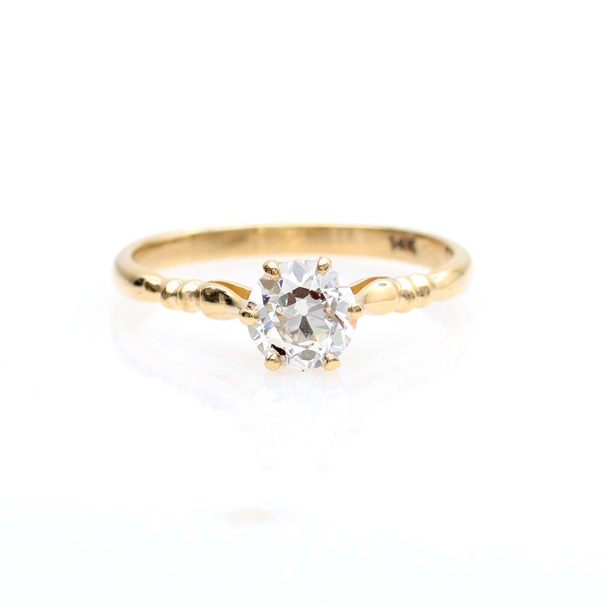 The Newport Edwardian Inspired Engagement Ring #3653-1 - Engagement Rings