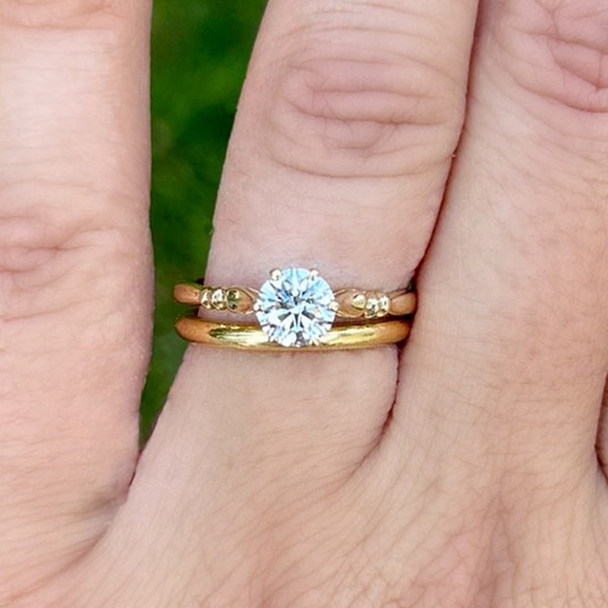 The Newport Edwardian Inspired Engagement Ring #3653-1 - Engagement Rings