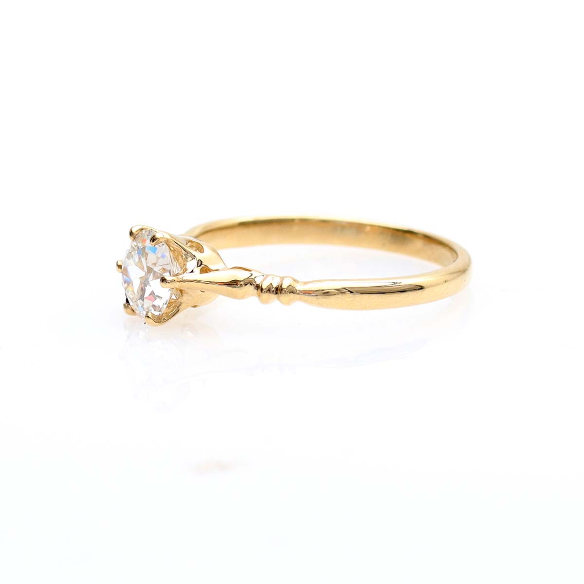 The Newport Edwardian Inspired Engagement Ring #3653-1 - Engagement Rings