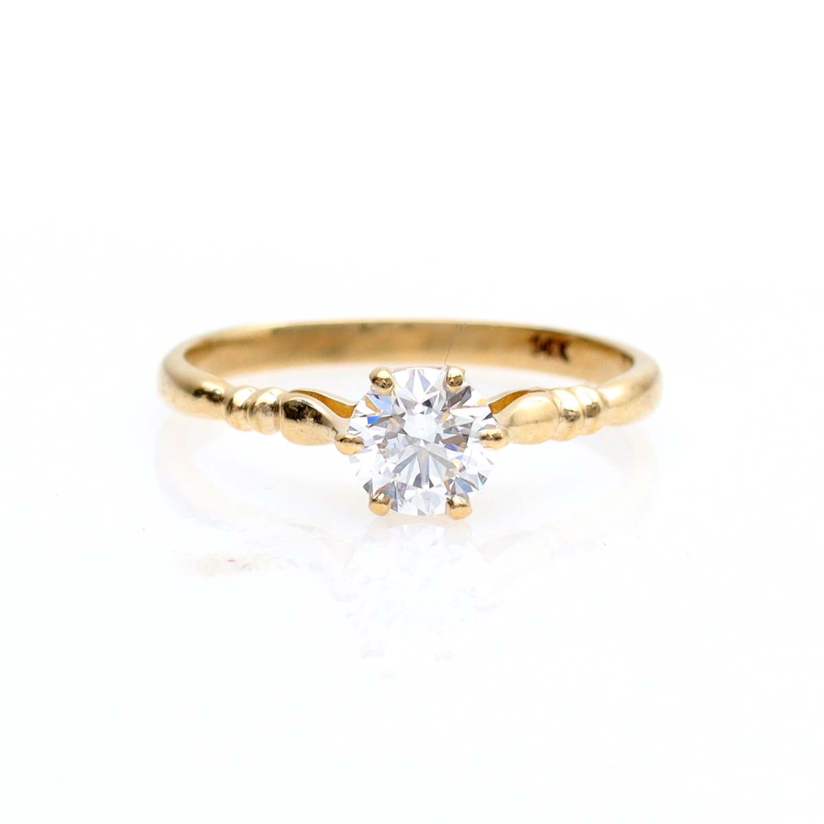 The Newport Edwardian Inspired Engagement Ring #3653-2 - Engagement Rings