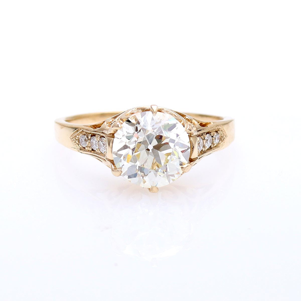 The Peony Engagement Ring #1901-30 - Engagement Rings