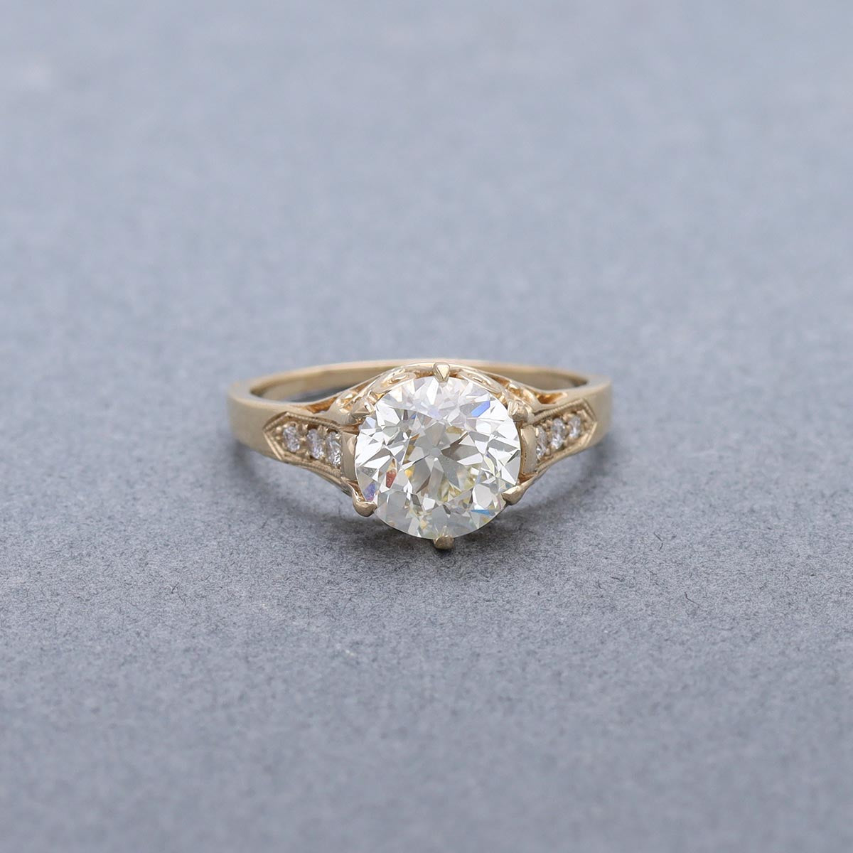 The Peony Engagement Ring #1901-30 - Engagement Rings