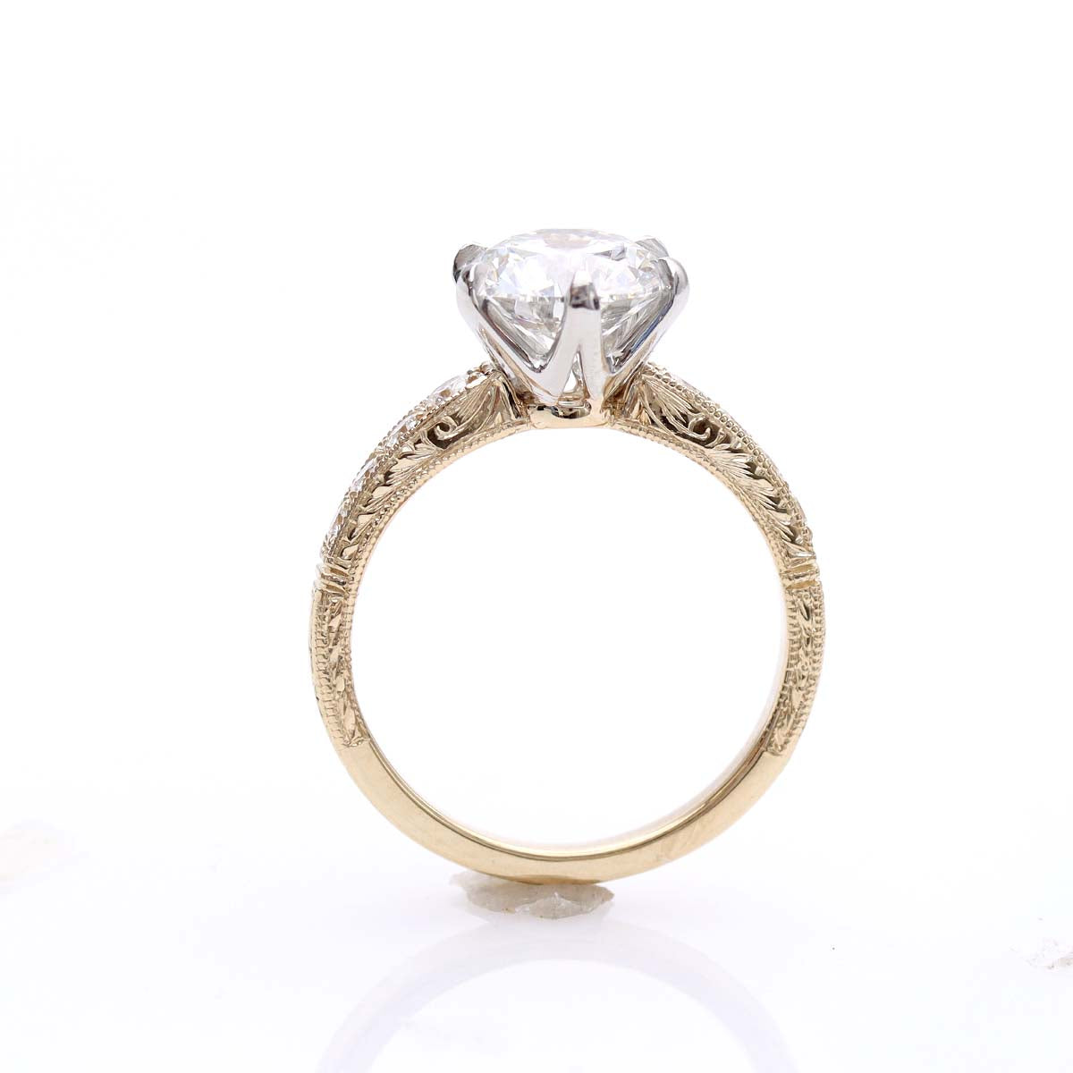 The Phoebe Edwardian-style Engagement Ring #3661HE-2 - Engagement Rings