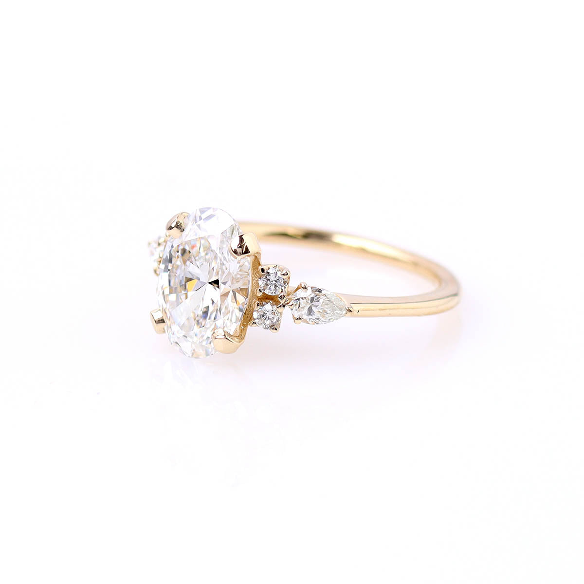 The Stella Jane Engagement Ring #3642OV-4 - Engagement Rings