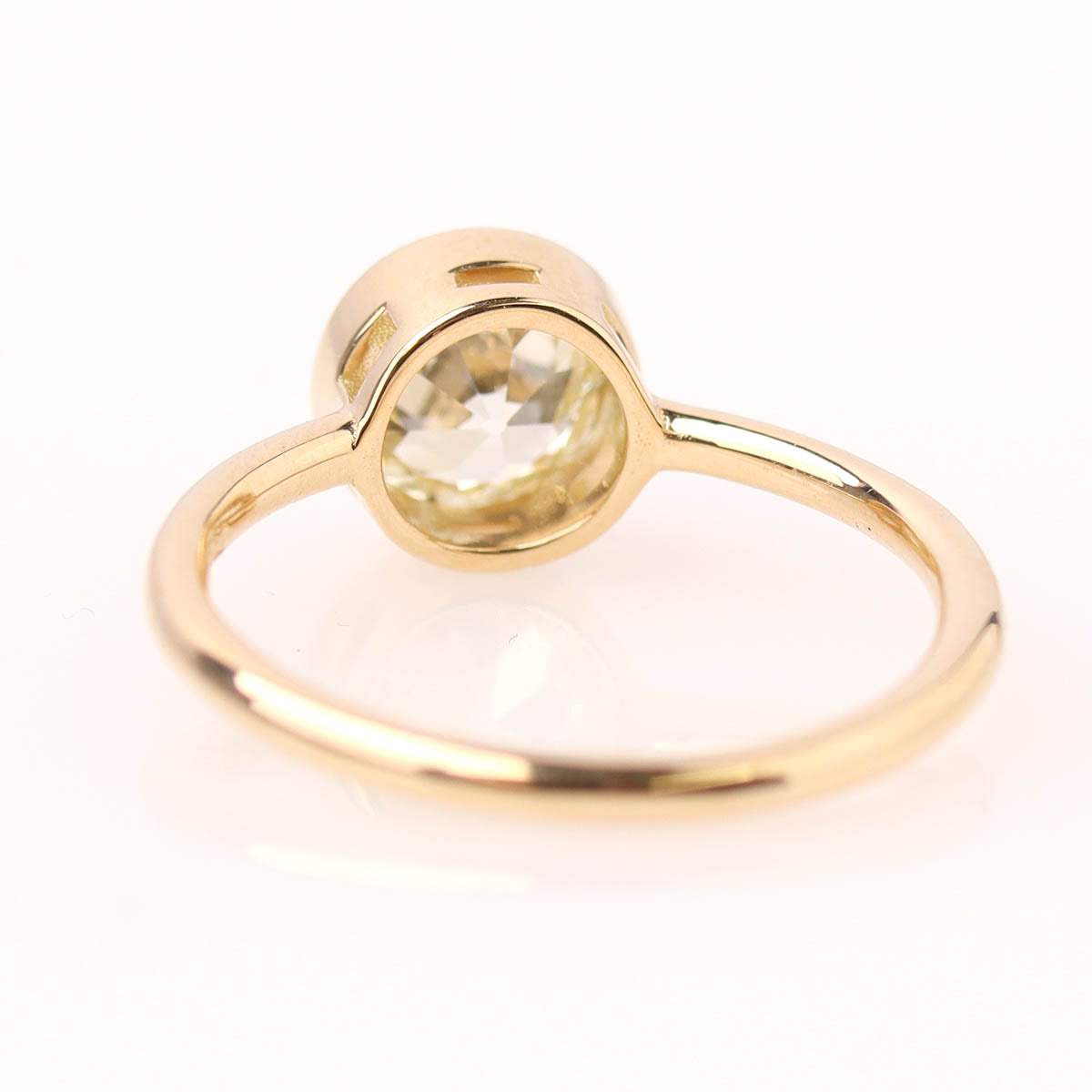 Timeless Bezel Set Engagement Ring #251103 - Engagement Rings