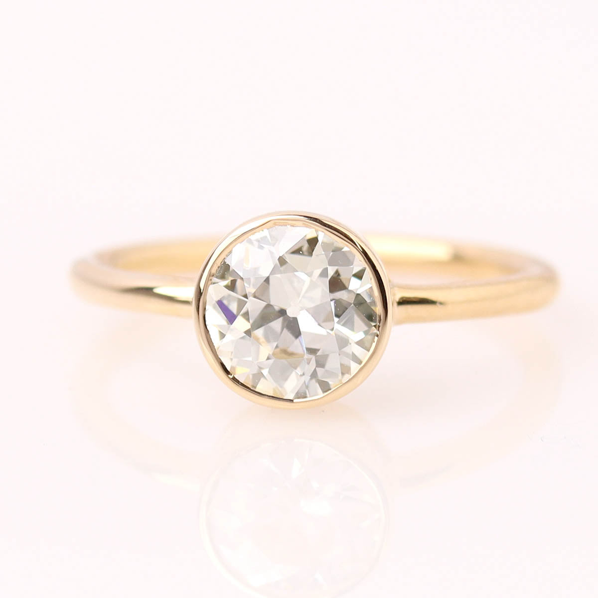 Timeless Bezel Set Engagement Ring #251103 - Engagement Rings