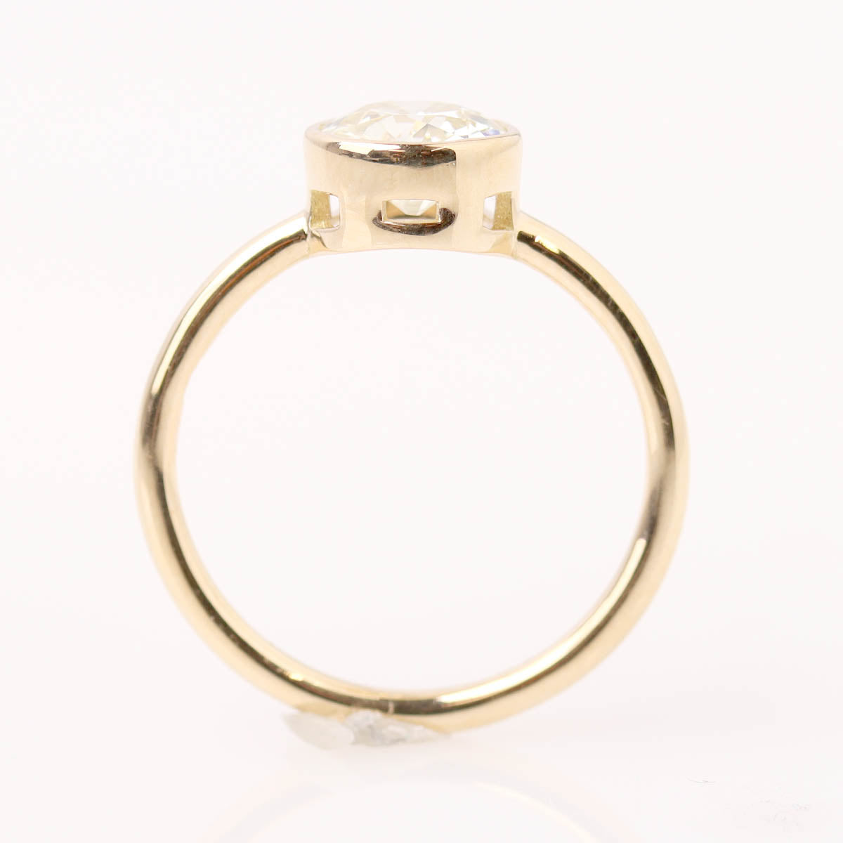 Timeless Bezel Set Engagement Ring #251103 - Engagement Rings