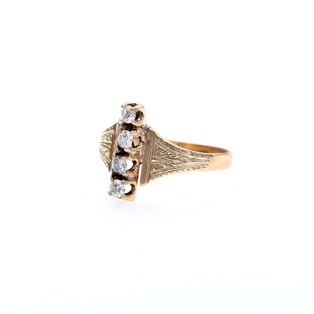 Victorian Diamond Ring #VR240906-8 - Engagement Rings