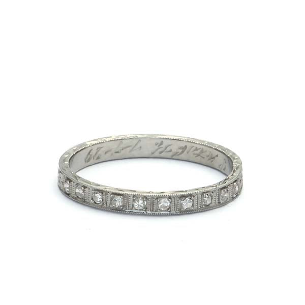 Vintage Eternity Band #VB181119-6 - Wedding Bands