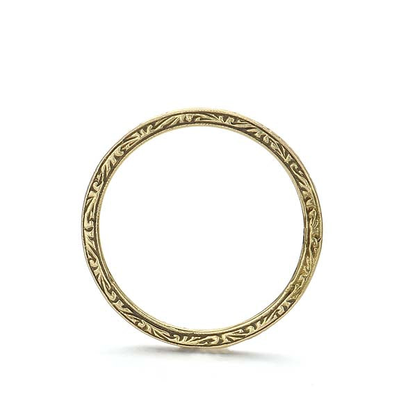 18k Wedding Band #L1943WB 18K - Leigh Jay & Co.