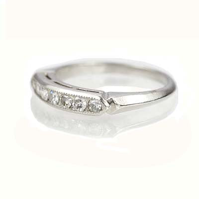 Vintage Wedding Band #R302-05 Default Title