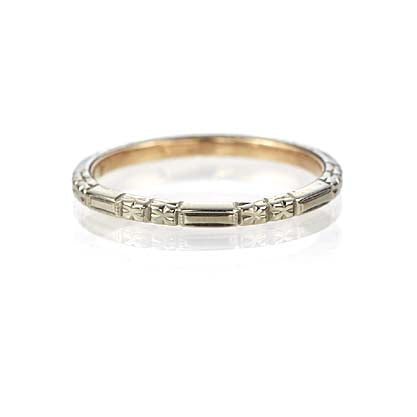 Vintage Wedding Band #R302-12 Default Title