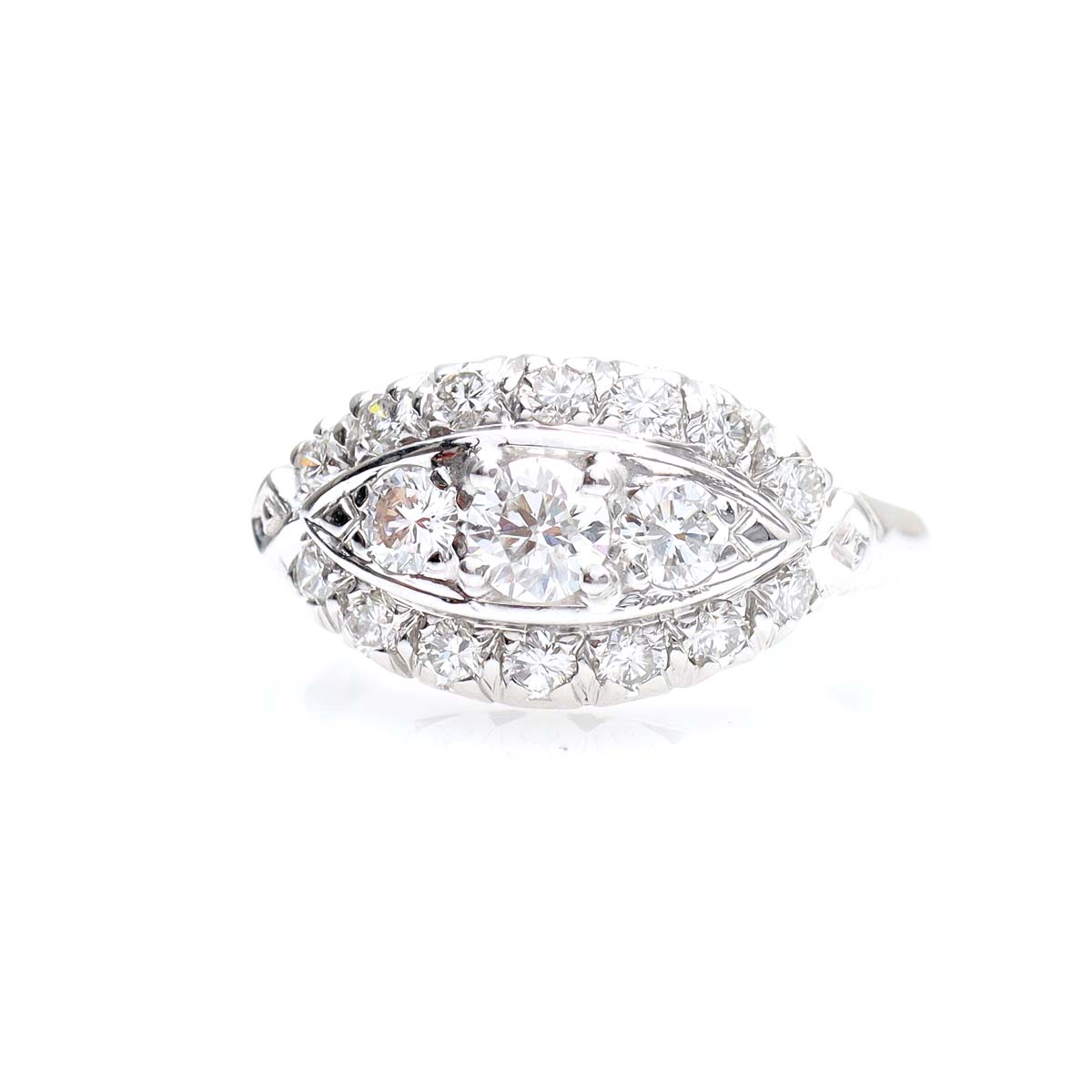 Circa 1950s Diamond Ring #VR150910-02 - Leigh Jay & Co