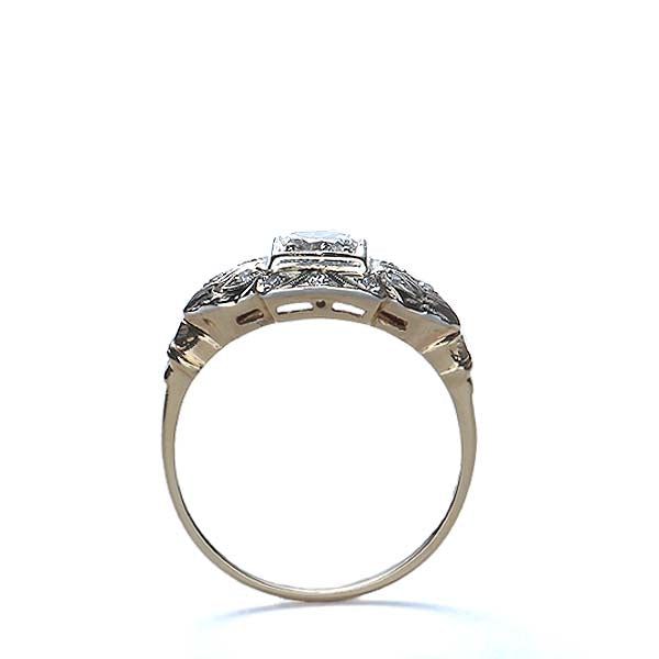 Circa 1940s diamond engagement #VR573-05 - Leigh Jay & Co