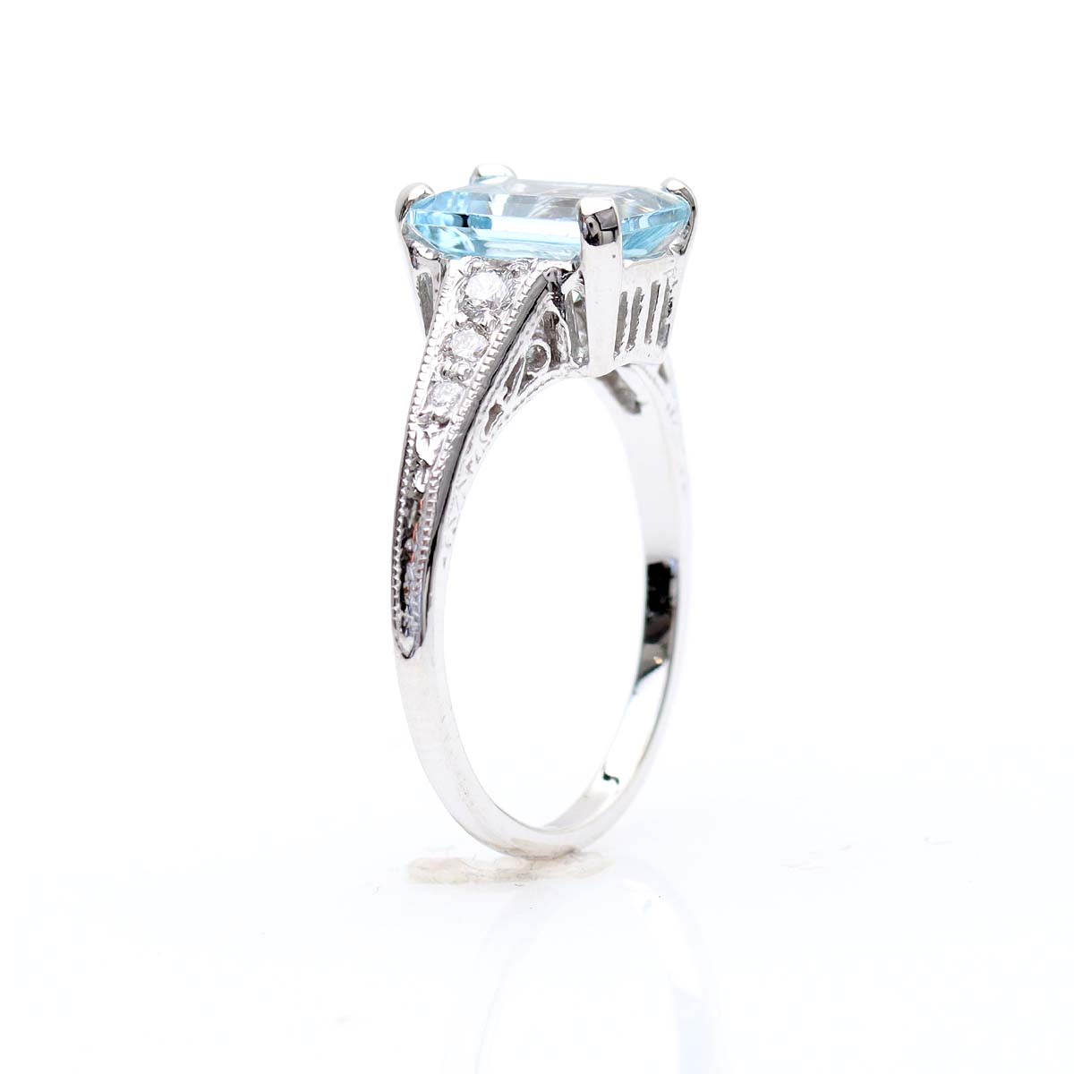 The Lois Art Déco Reproduction Engagement Ring #1106A