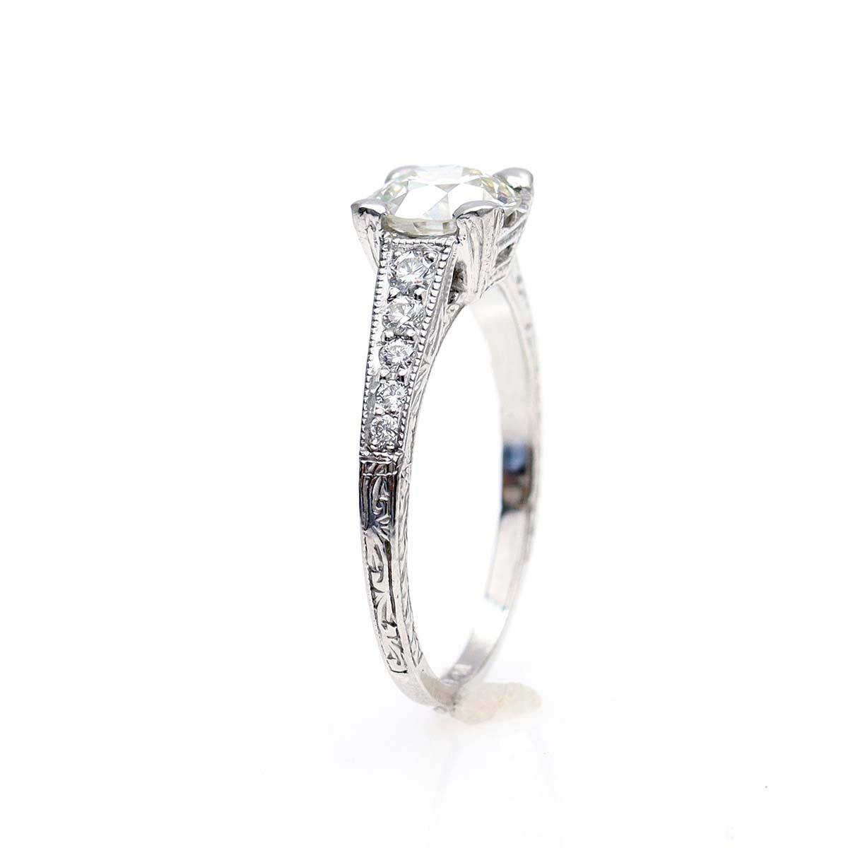 Art Deco Revival Engagement Ring #2698D-6