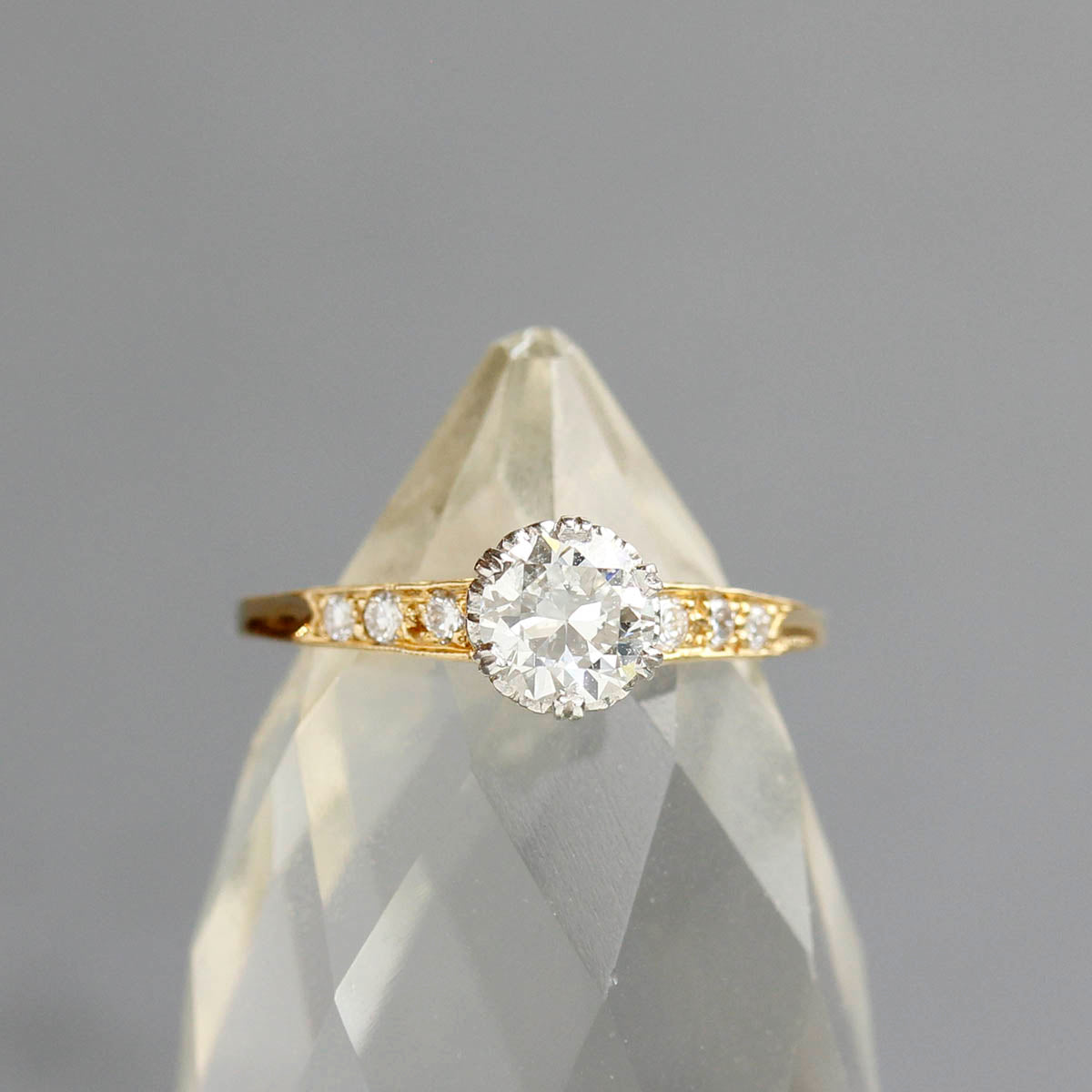 Replica Edwardian Engagement ring. #31302T-02 Default Title