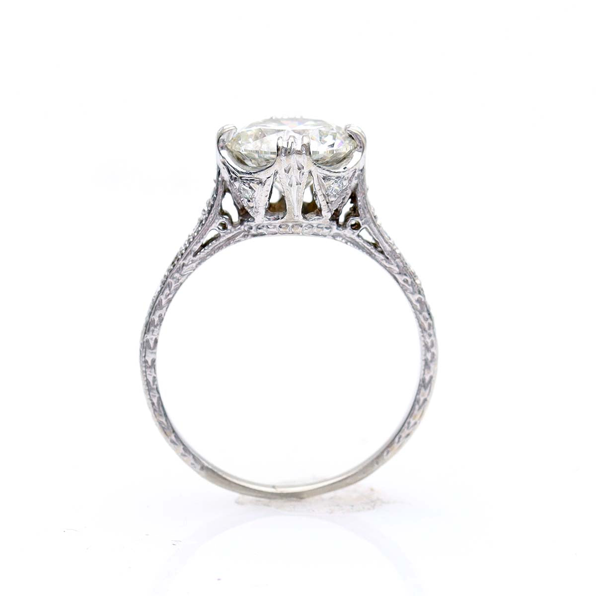 Replica Edwardian Engagement Ring #3174-3