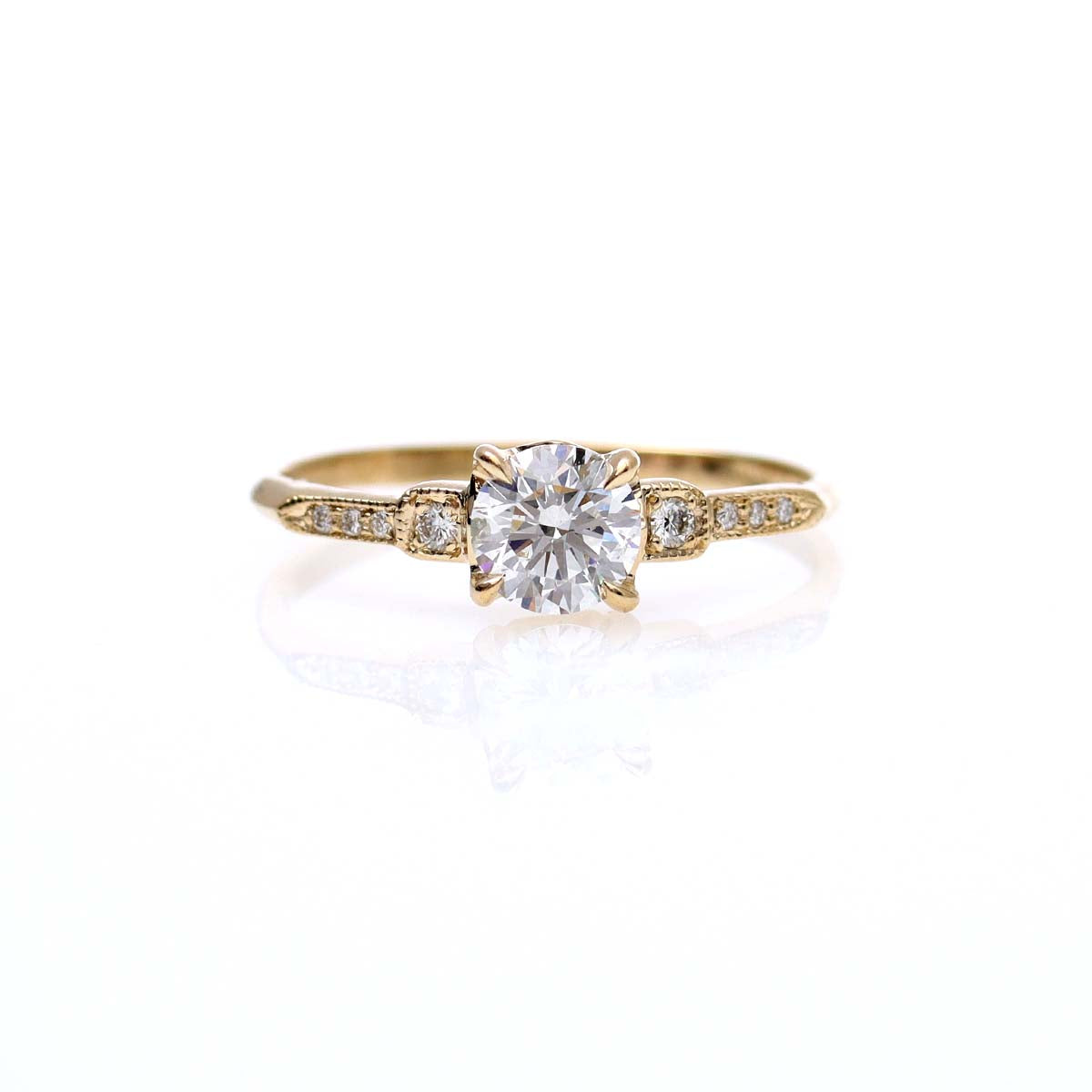 Replica Art Deco Engagement Ring #3297SM-1 Default Title