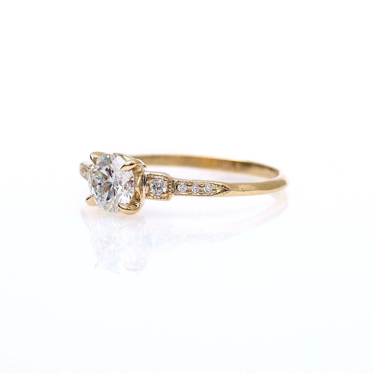 Replica Art Deco Engagement Ring #3297SM-1