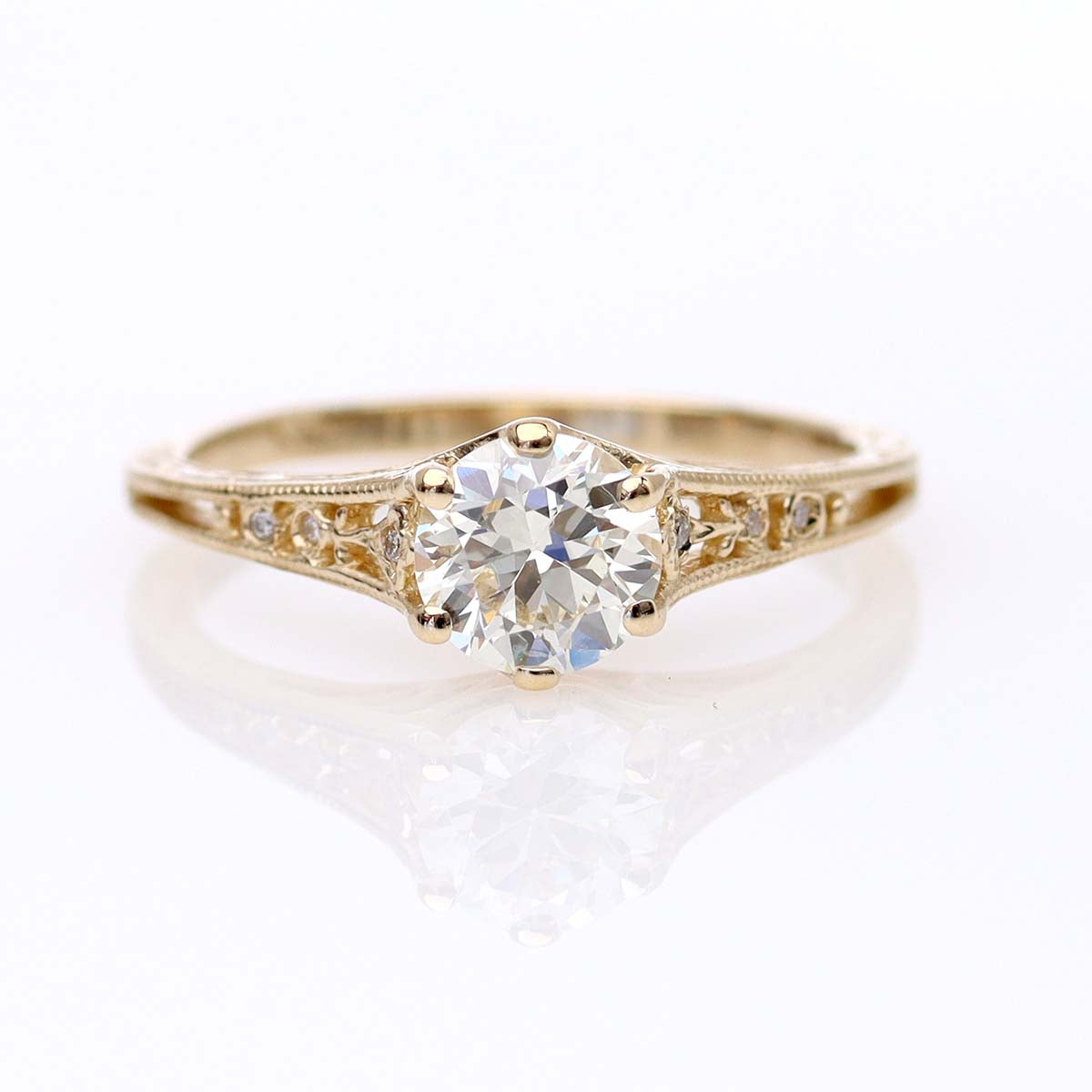 Enchanting Edwardian Revival Engagement Ring #3330-10 Default Title