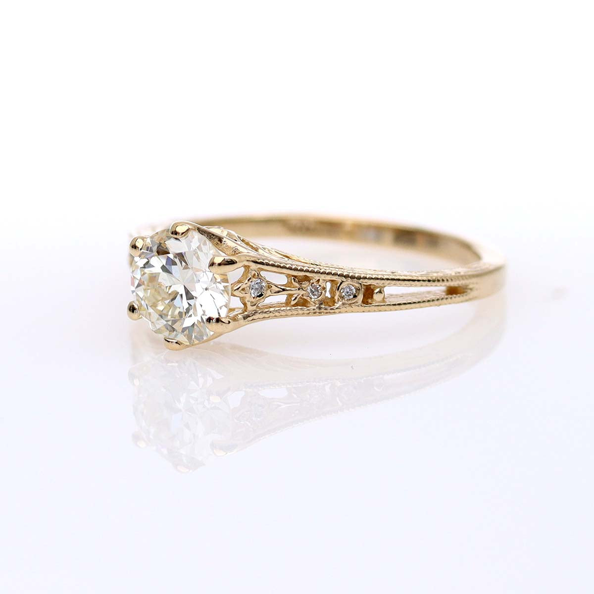 Enchanting Edwardian Revival Engagement Ring #3330-10