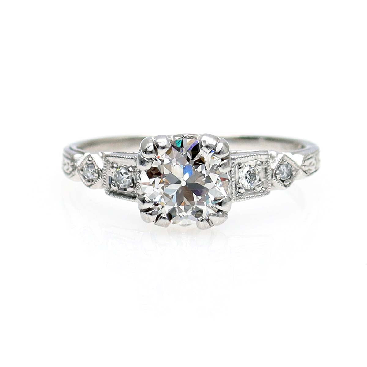 Replica 1940s Engagement Rings #3336-4