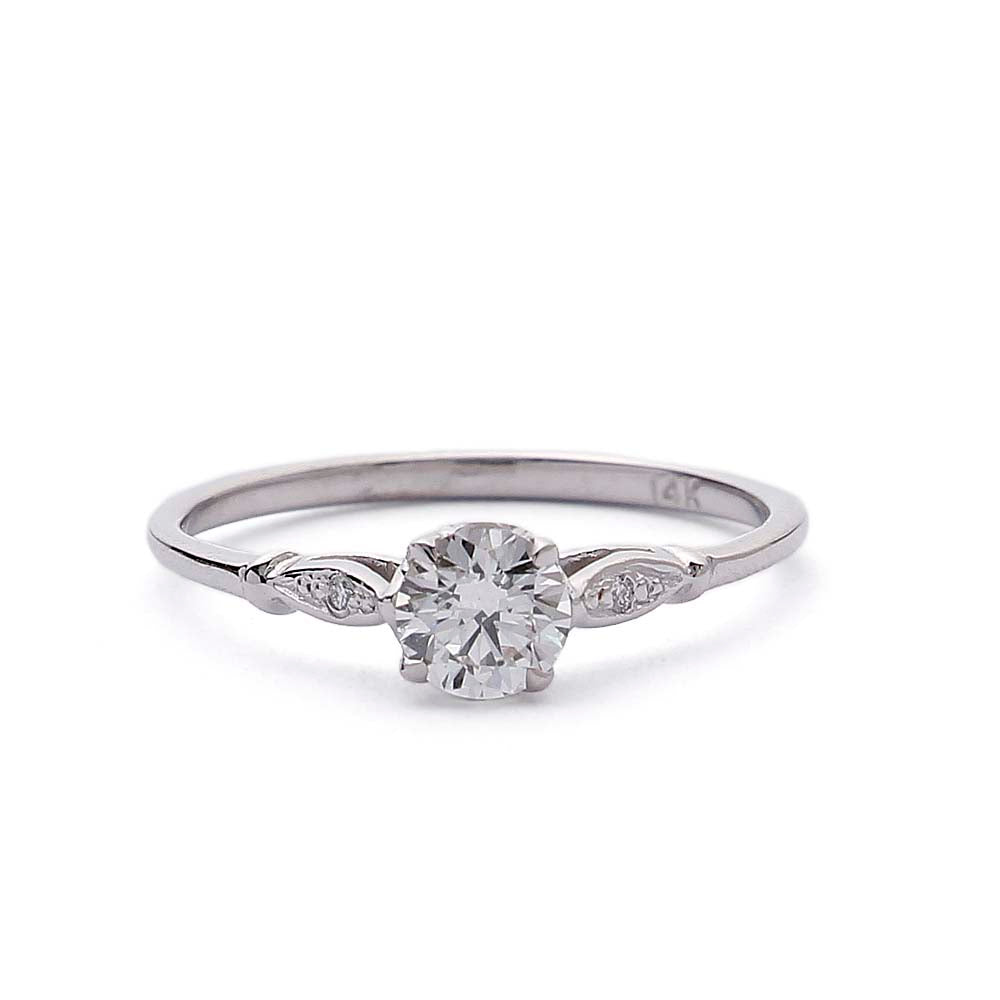 Replica Belle Epoque engagement ring #3338-9 - Leigh Jay & Co.