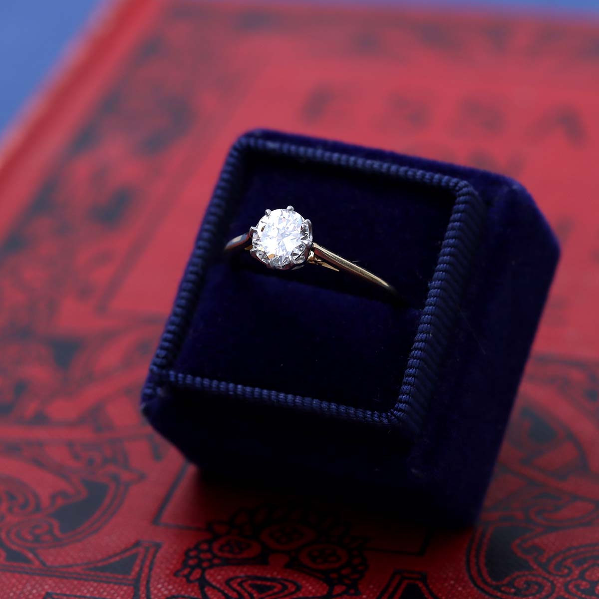 Replica Edwardian Engagement Ring #3411-3 Default Title