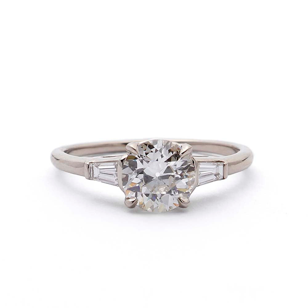 Replica 1930s Engagement Ring #3415-1 - Leigh Jay & Co.