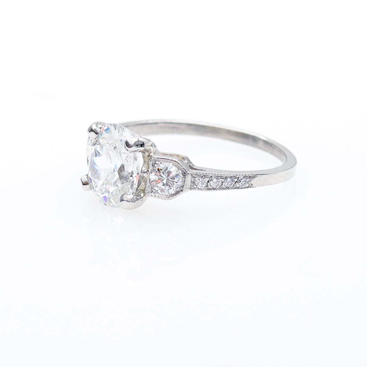The Miriam Replica Art Deco Engagement Ring #3657-1
