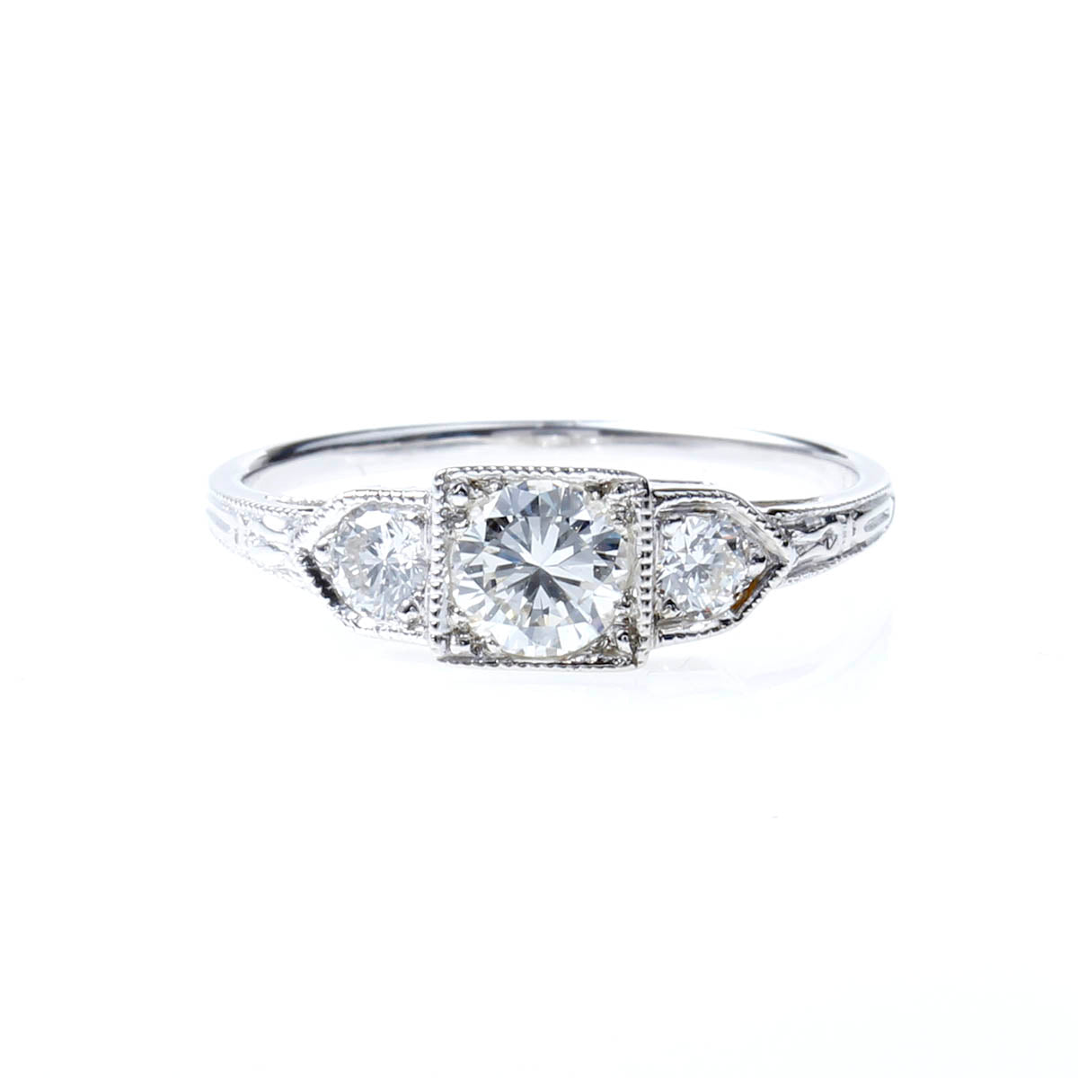 Replica Art Deco Engagement Ring #3426-3 Default Title