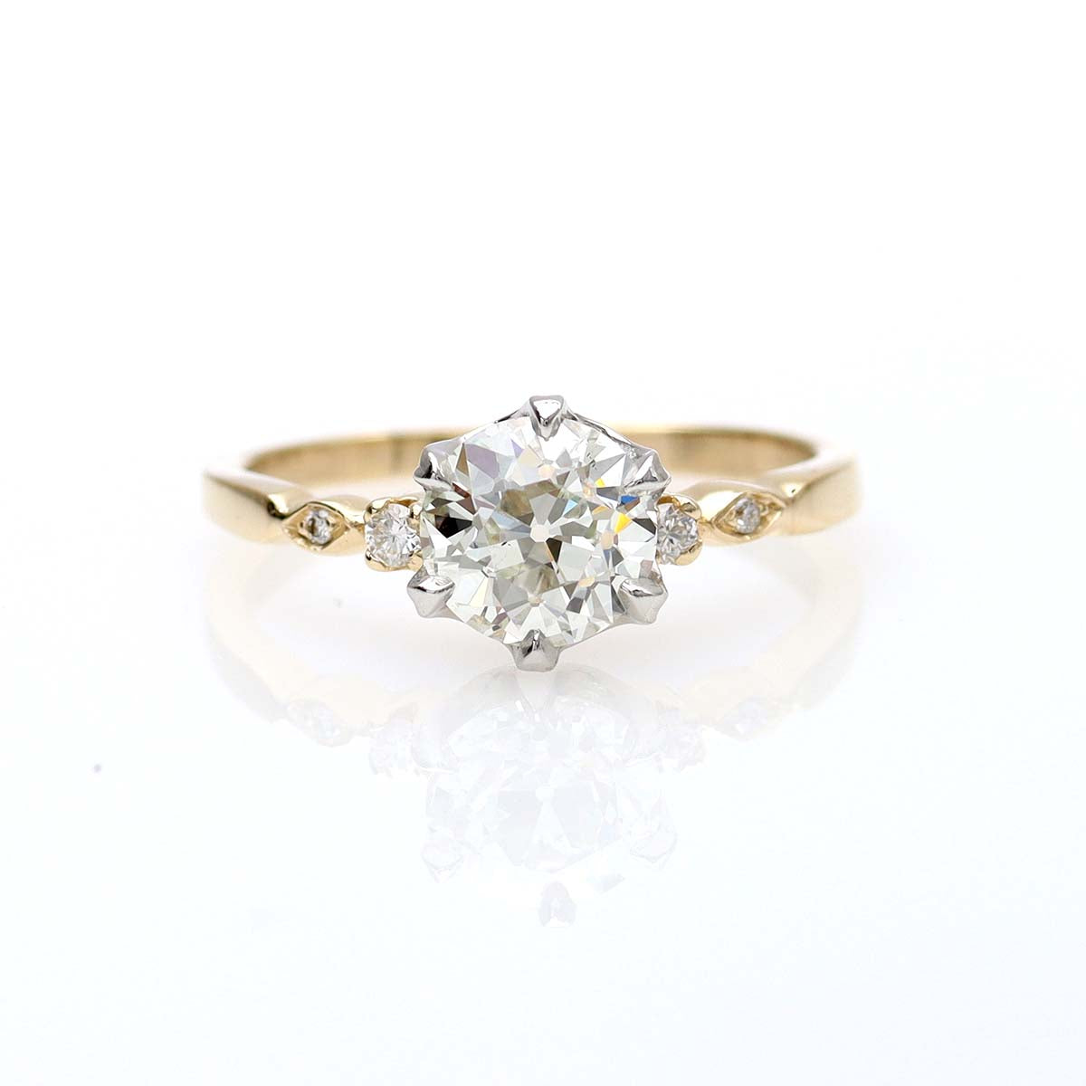 The Cordelia Replica Edwardian Engagement Ring Setting #LJR3510