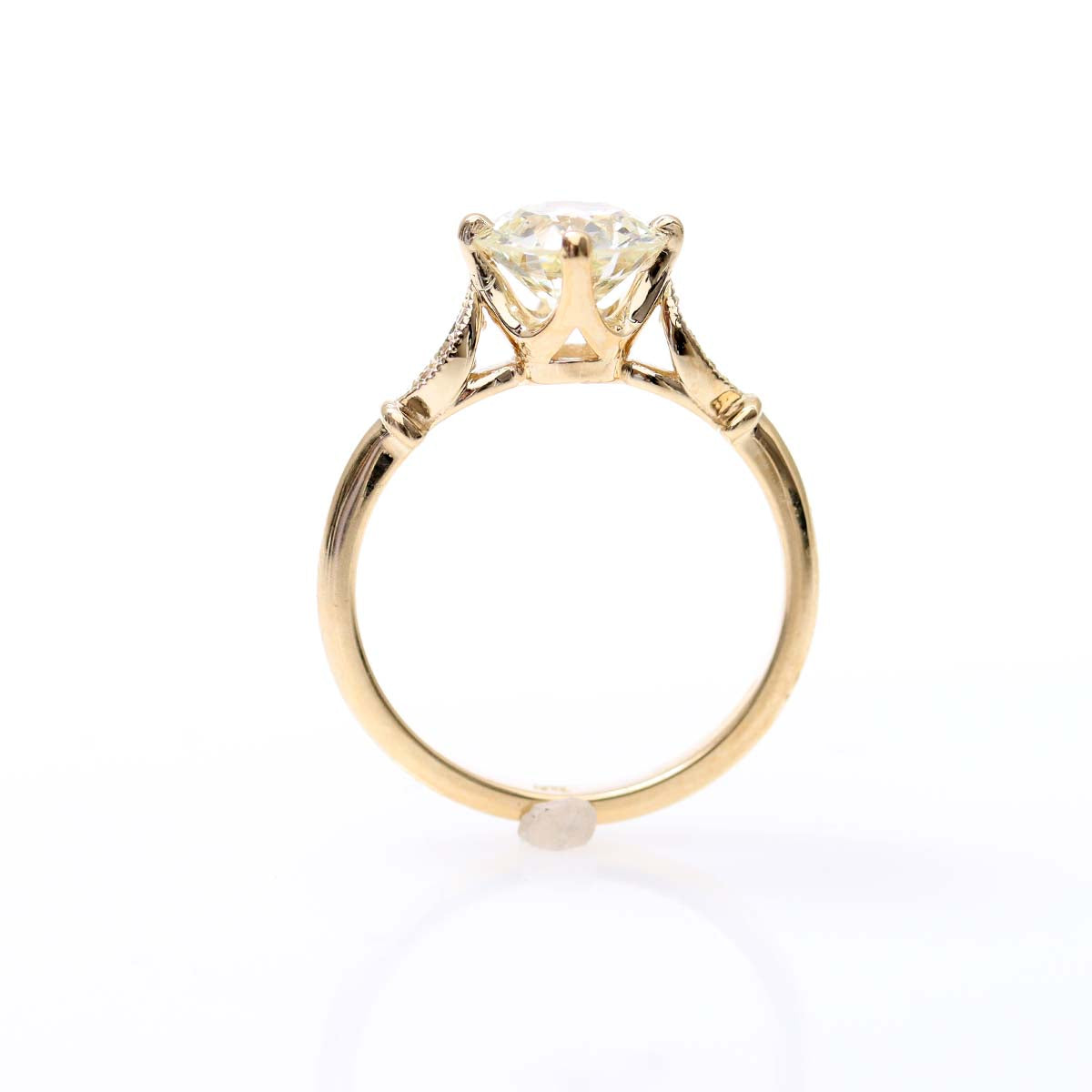 The Zoe Edwardian Inspired Old European Cut Engagement Ring #3606-1