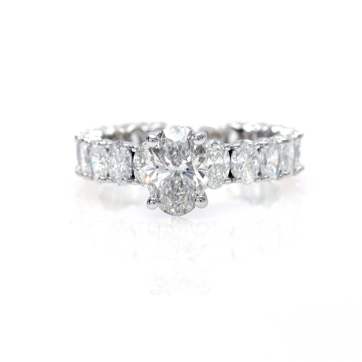 Oval Diamond Engagement Ring #3635-1