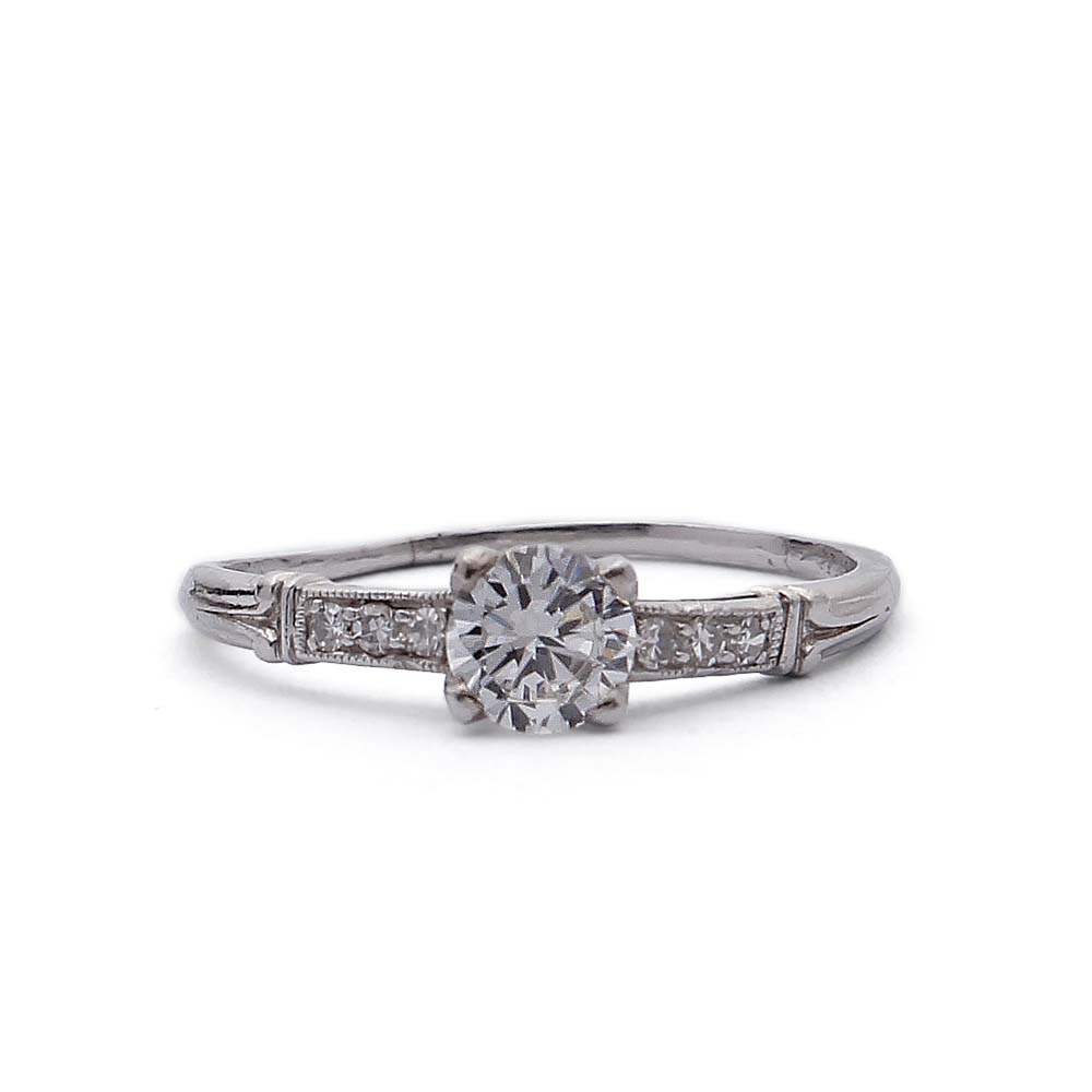 Vintage Diamond Engagement Ring #3R097-06B