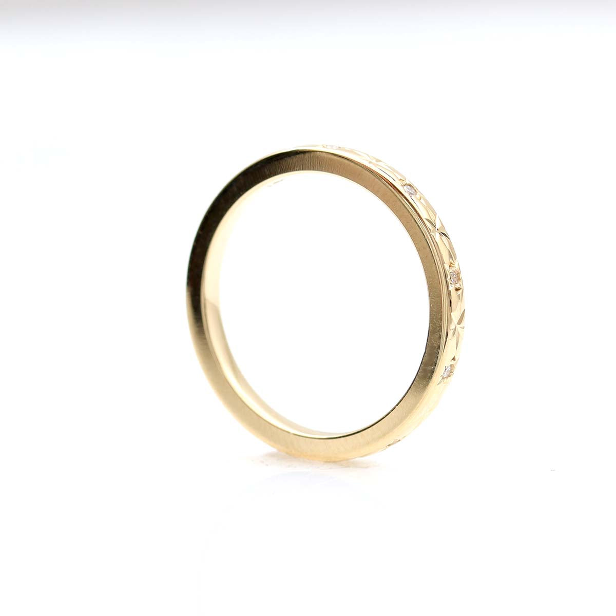 The Ada Vintage Inspired Wedding Band #L3640
