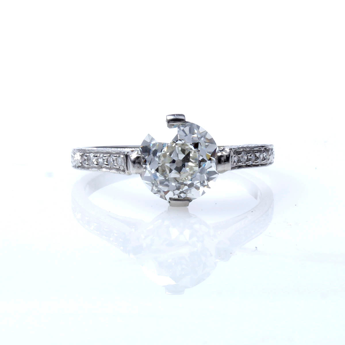 Early Art Deco Engagement Ring #VR191108-1-1