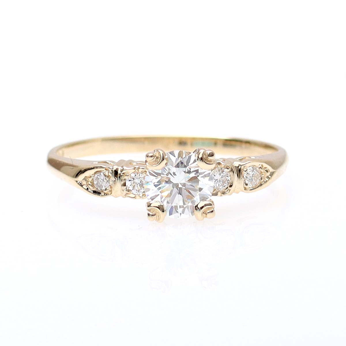 The Mercer Retro Inspired Engagement Ring #3607-1 Default Title