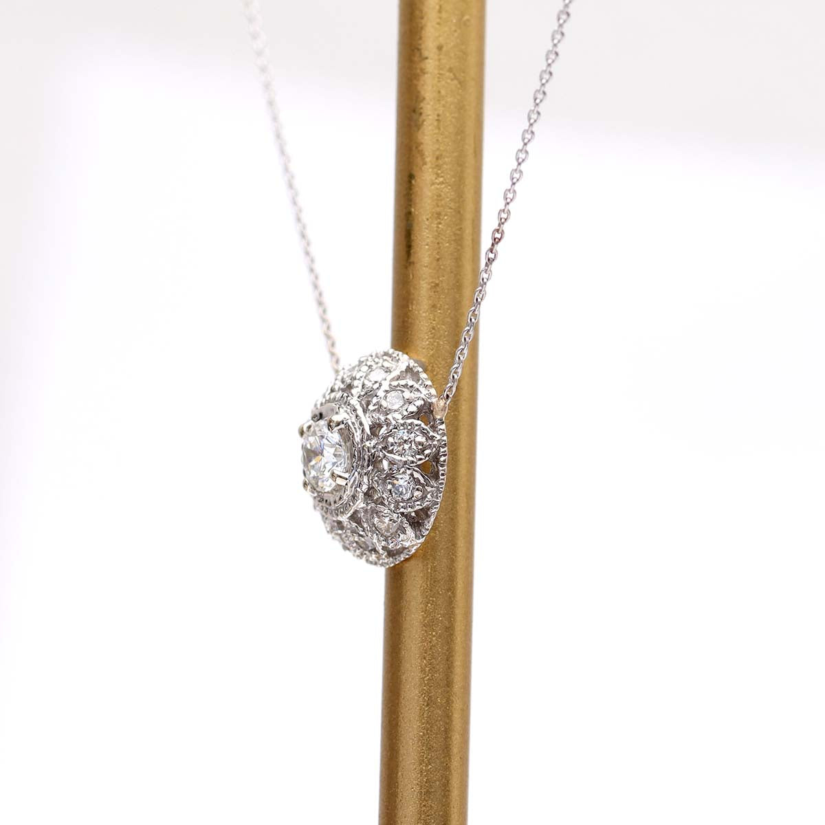 Replica Art Deco Domed Diamond Necklace #PC71719-2