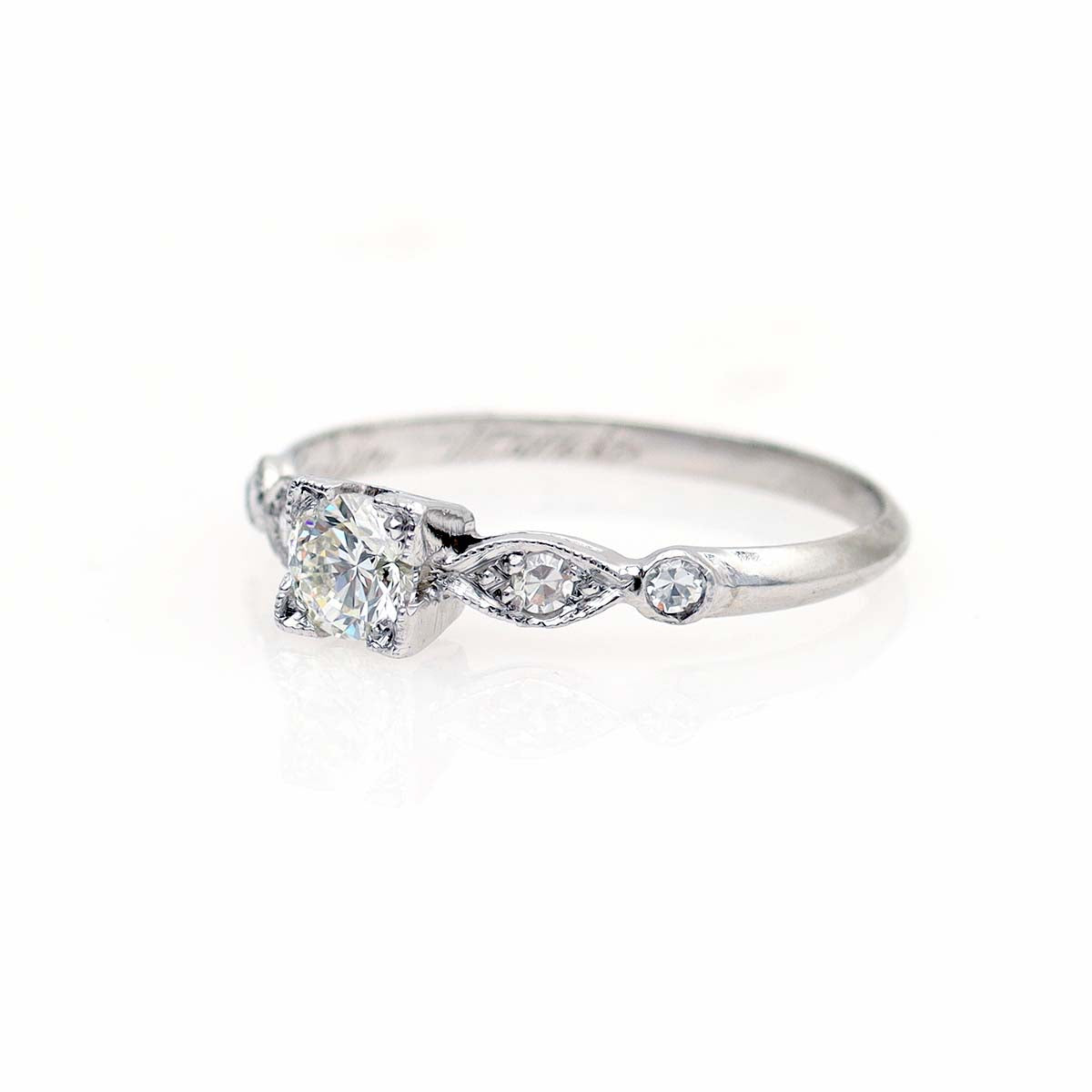 Vintage 1930s Engagement Ring #VR220714-6