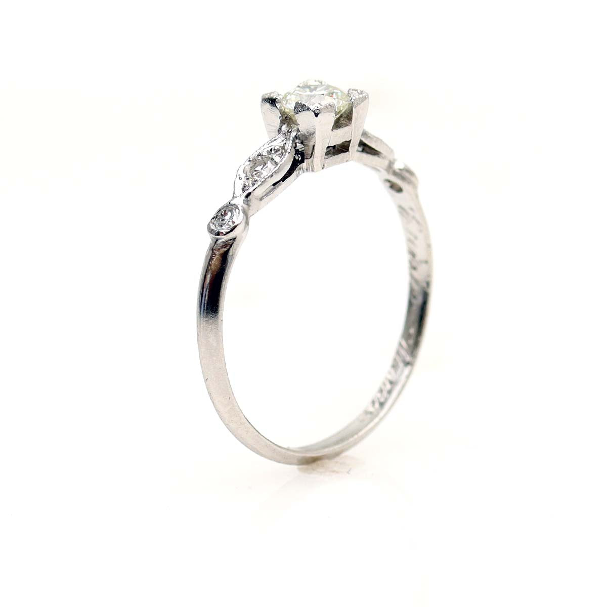 Vintage 1930s Engagement Ring #VR220714-6