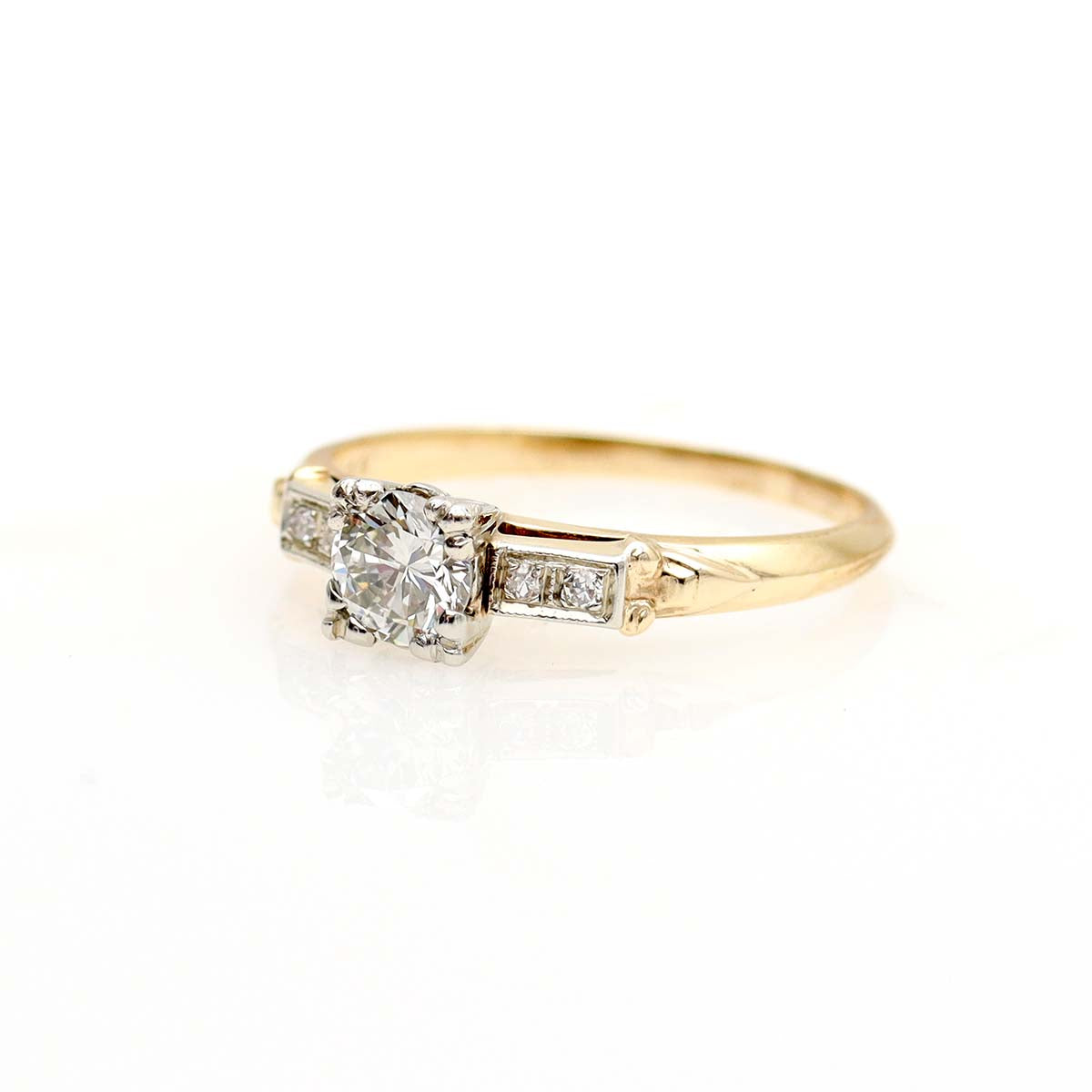 Art Deco Engagement Ring #VR220714-3