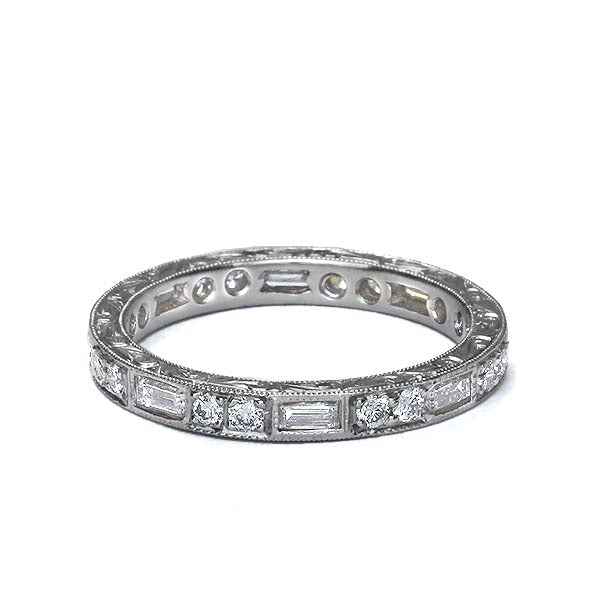 Platinum Diamond Eternity Band #L2590HE PLAT - Leigh Jay & Co.