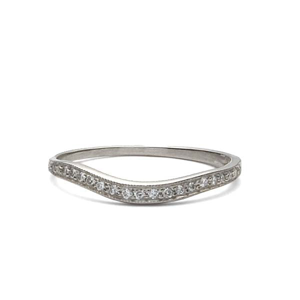 14k Diamond Wedding Band #L2662WBS 14K - Leigh Jay & Co.