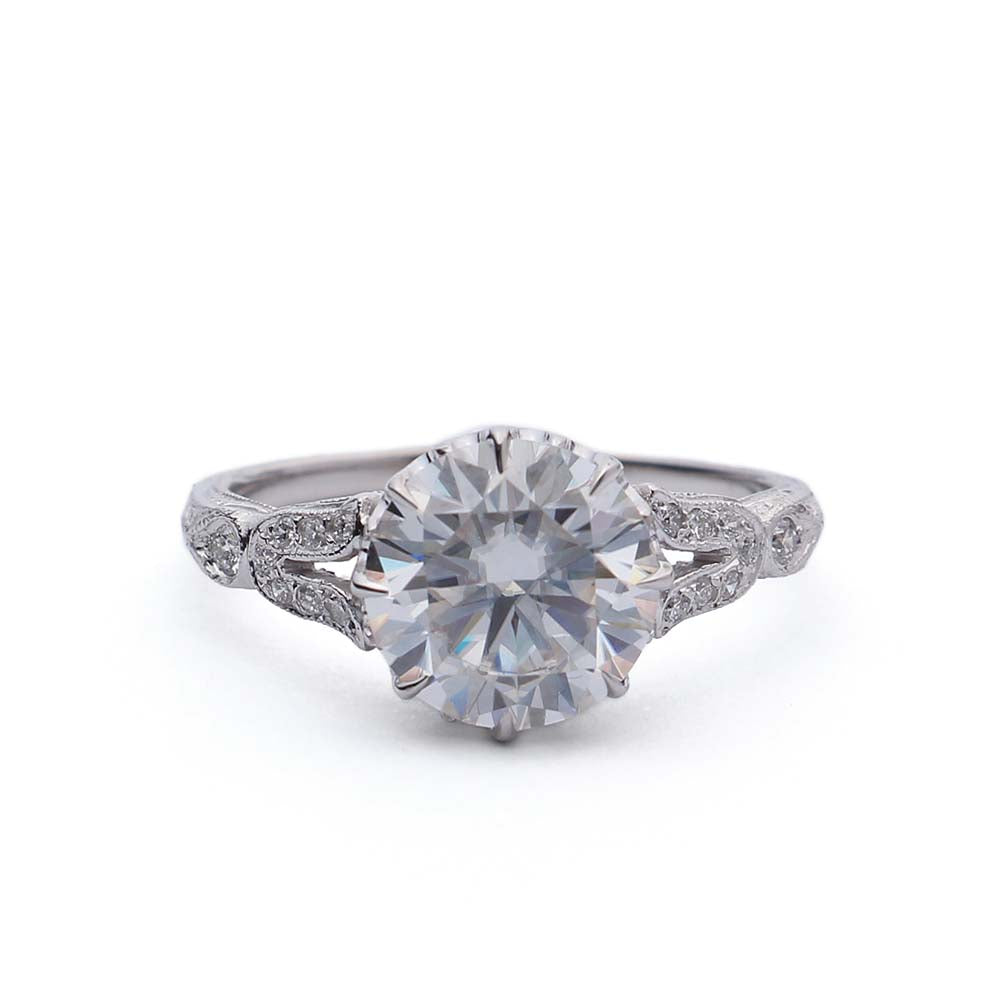 Diamond engagement ring #L3192-1 - Leigh Jay & Co.