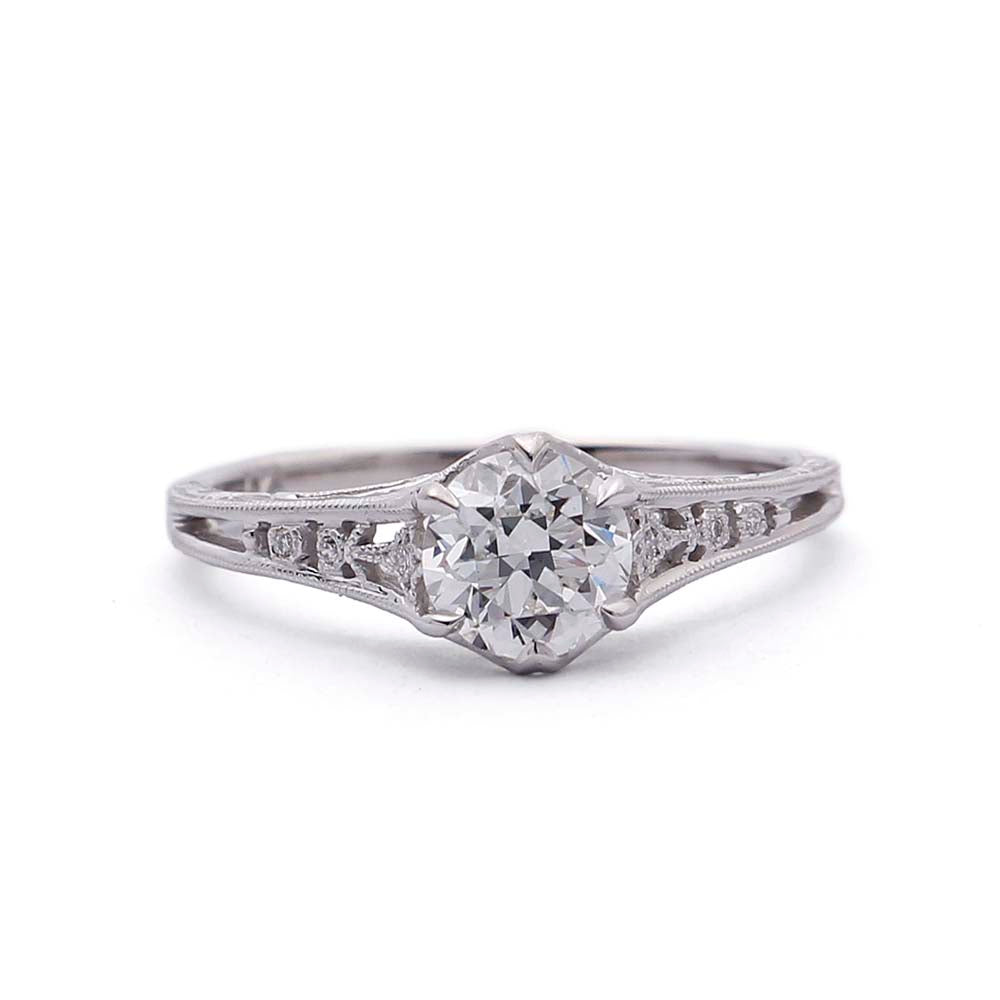 Enchanting replica Edwardian Engagement Ring #3330-6