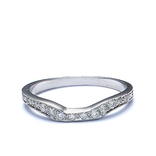 Diamond Wedding Band #L3348 14K - Leigh Jay & Co.