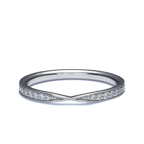 Mobius Twist  Wedding Band #L3405 14k - Leigh Jay & Co.